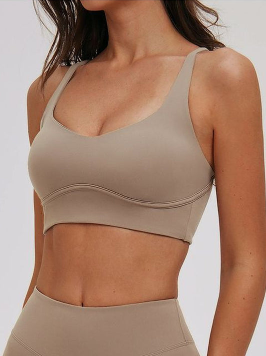 Brushed Halter Bra