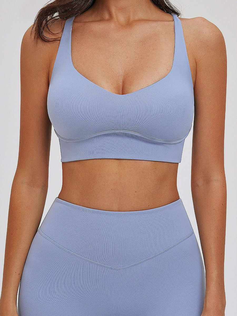 Brushed Halter Bra