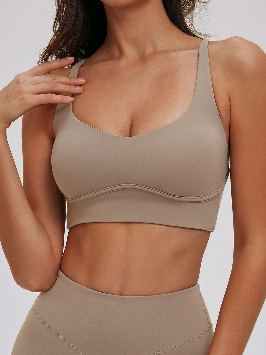 Brushed Halter Bra