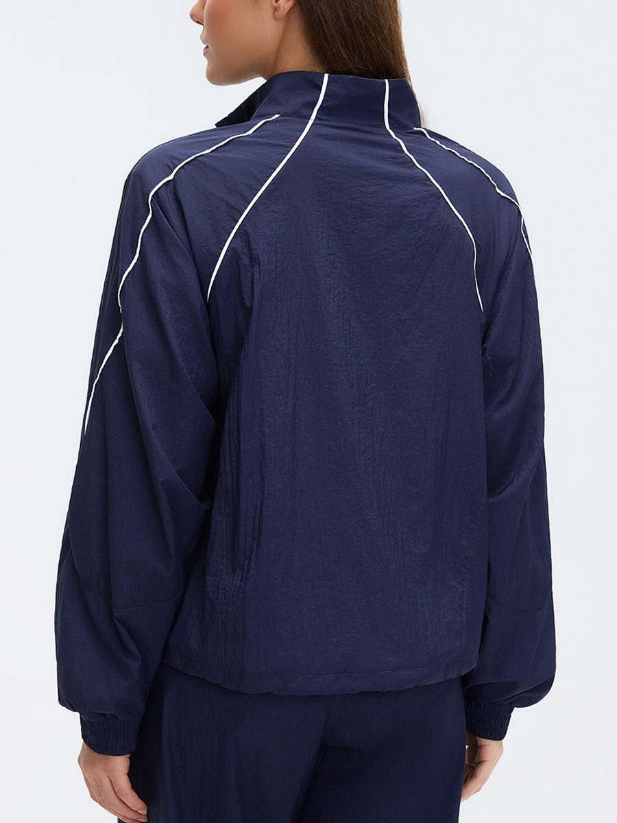 WindFlow Cropped Track Jacket