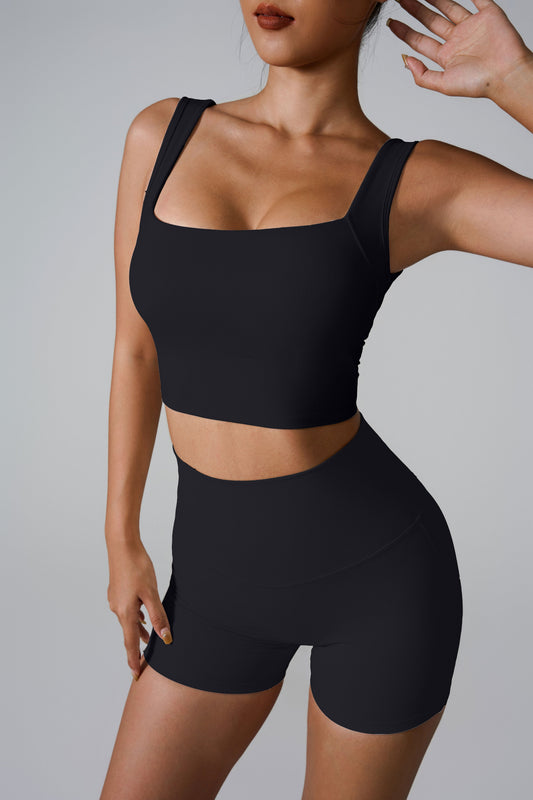 Hollow-Back Shockproof Sports Bra